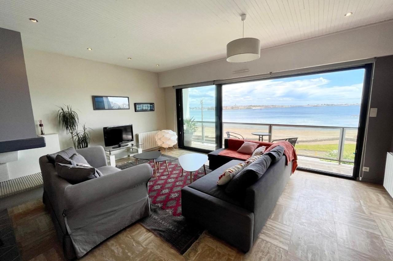 LUXURY! T3 standing 2 Vue mer exceptionnelle 180 Larmor-Plage Extérieur photo