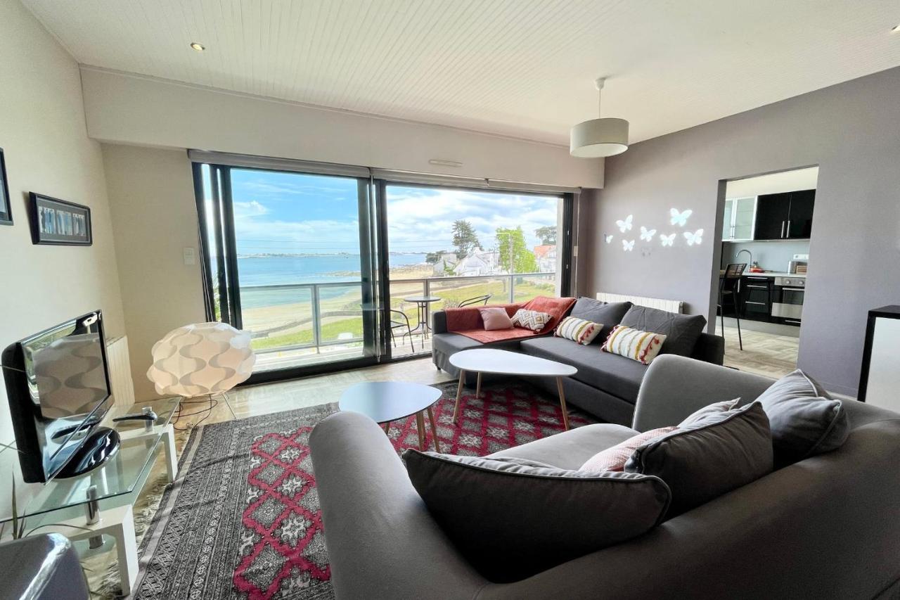 LUXURY! T3 standing 2 Vue mer exceptionnelle 180 Larmor-Plage Extérieur photo