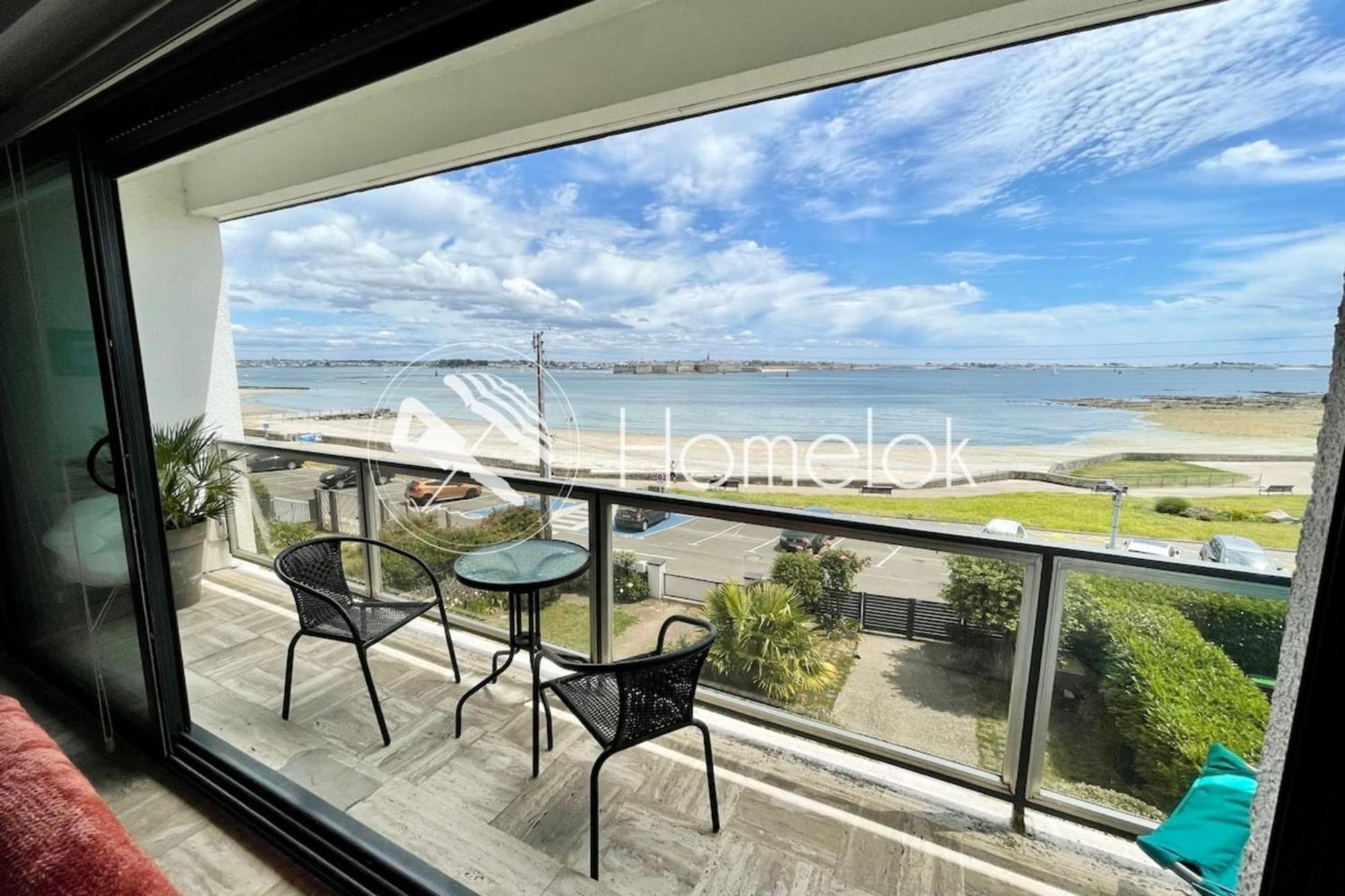 LUXURY! T3 standing 2 Vue mer exceptionnelle 180 Larmor-Plage Extérieur photo
